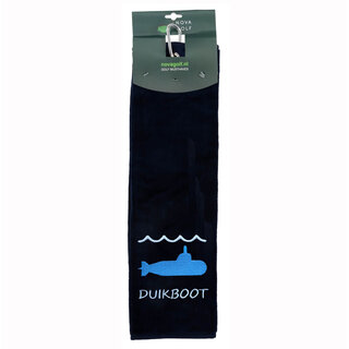 Nova Golf Nova Golf 'Duikboot' Golfhanddoek - Donkerblauw