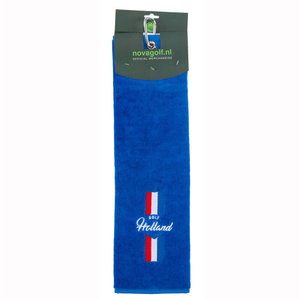 Nova Golf Nova Golf 'Holland Golf' Golfhanddoek - Blauw Nova Golf Nova Golf 'Holland Golf' Golfhanddoek - Blauw
