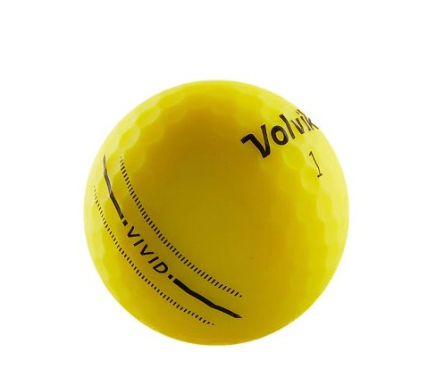 Volvik New Vivid Golf Balls Yellow 12 pieces GolfDriver