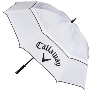 Callaway Callaway Shield 64 Inch Double Canopy Golf Umbrella - White Callaway Callaway Shield 64 Inch Double Canopy Golf Umbrella - White