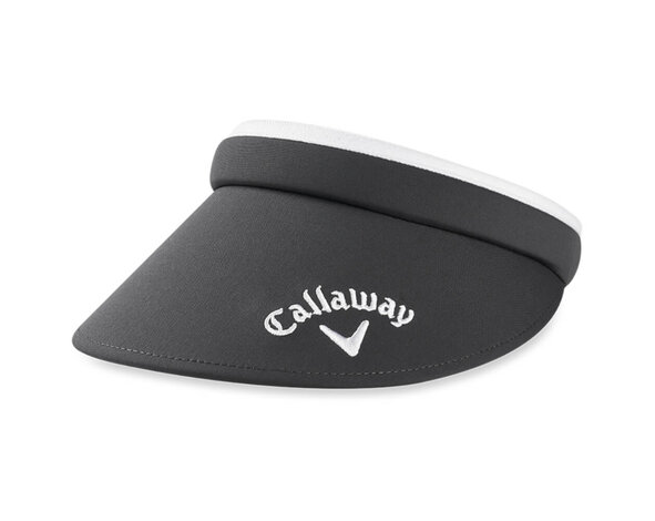Callaway Callaway Ladies Clip Visor - Charcoal White