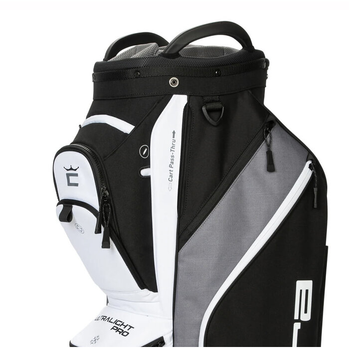 Cobra Cobra UltraLight Pro Cart Bag - Black White