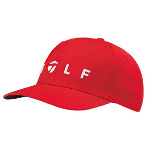 TaylorMade TaylorMade Lifestyle Adjustable Logo Golf Hat - Red TaylorMade TaylorMade Lifestyle Adjustable Logo Golf Hat - Red