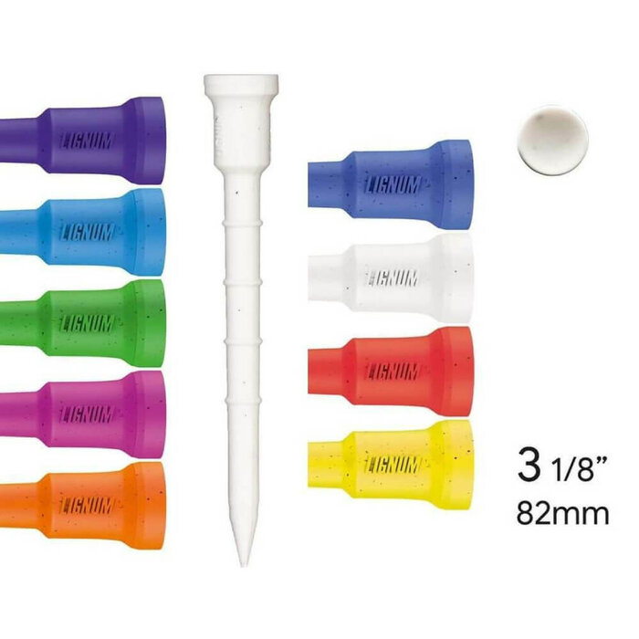 Lignum Lignum Tees 82 mm (12 stuks) - Mix