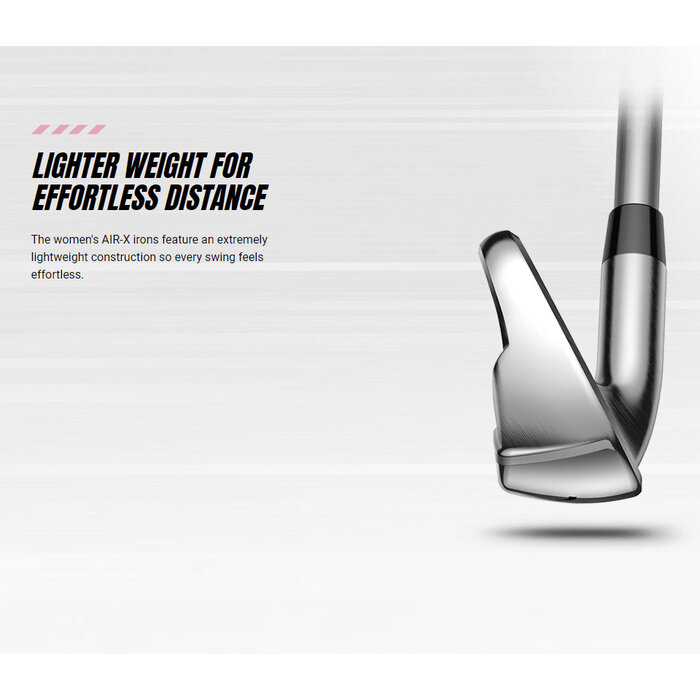 Cobra Cobra Air-X Ladies IJzers 6-SW (graphite shaft) +1 Inch | 2° Up