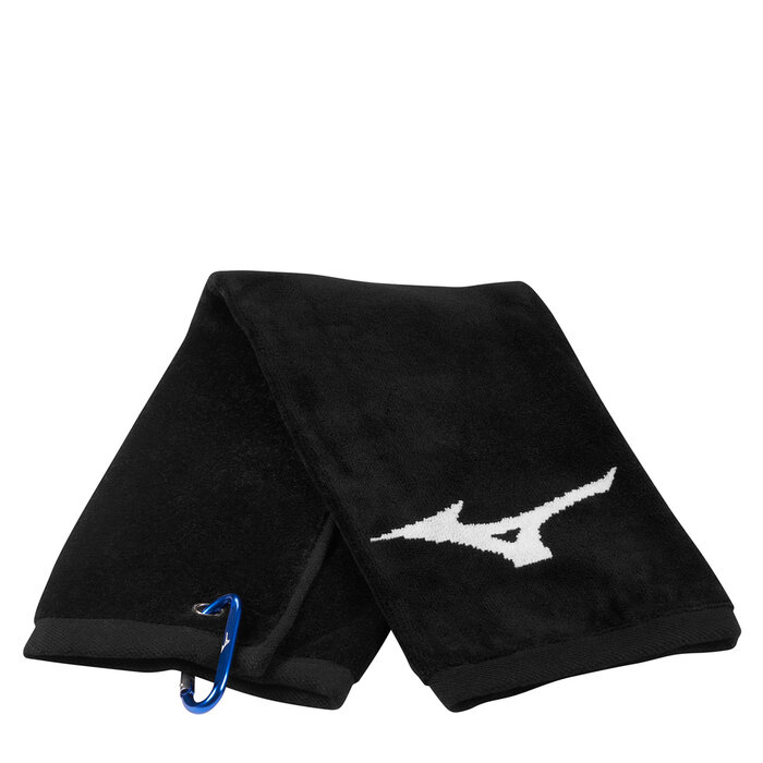 Mizuno Mizuno RB Tour Trifold Golfhandtuch - Schwarz