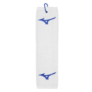 Mizuno Mizuno RB Tour Trifold Golfhanddoek - Wit Mizuno Mizuno RB Tour Trifold Golfhanddoek - Wit