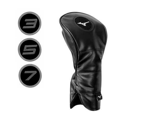 Mizuno Mizuno Tour Universele Fairway Wood Headcover - Zwart