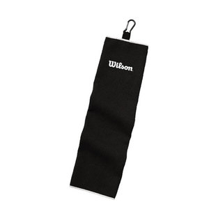 Wilson Wilson Microfiber Golf Towel - Black Wilson Wilson Microfiber Golf Towel - Black