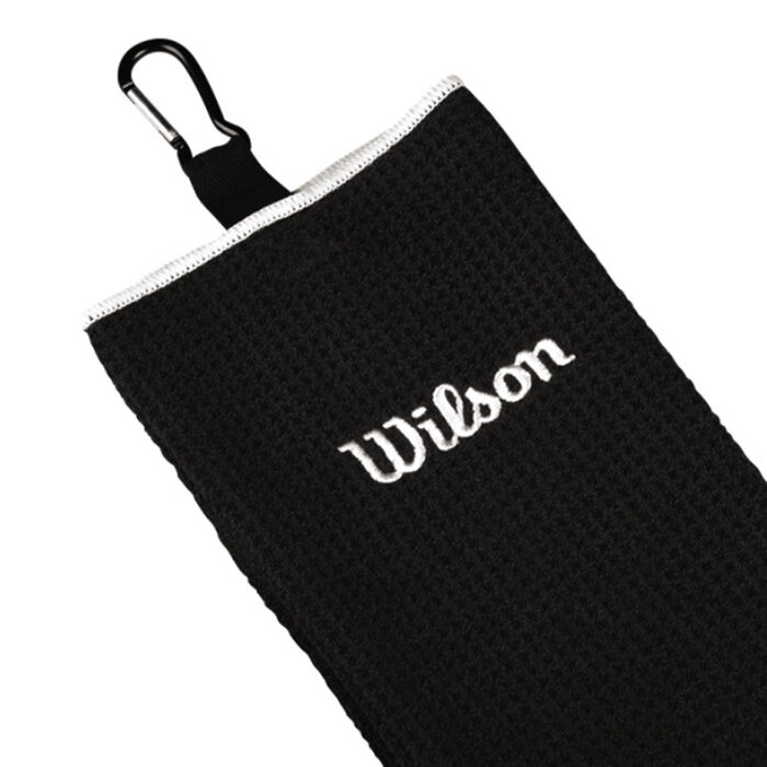 Wilson Wilson Microfiber Golfhanddoek - Zwart