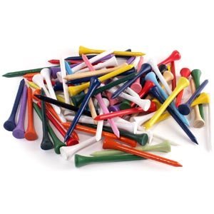 Legend Legend Tees 70 mm (1000 Pieces) - Coloured Legend Legend Tees 70 mm (1000 Pieces) - Coloured