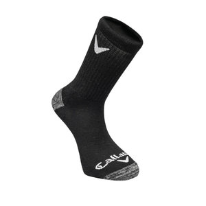 Callaway Callaway Sports Crew Men's Socks - Black | 3 Pack Callaway Callaway Sports Crew Men's Socks - Black | 3 Pack