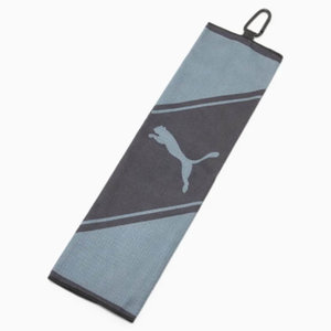 Puma Puma Microfiber Tri-Fold Golf Towel - Black Puma Puma Microfiber Tri-Fold Golf Towel - Black