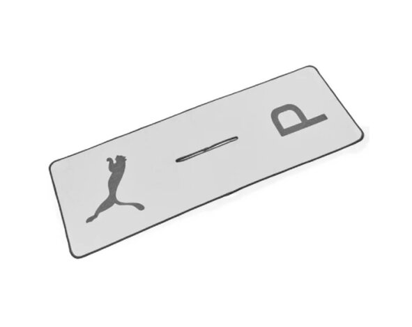 Puma Puma Tour Microfiber Players Towel - White Grey