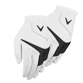 Callaway Callaway Weather Spann Golfhandschoen 2023 (Voor Rechtshandige Golfers) - 2-PACK