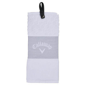 Callaway Callaway Tri-Fold Golfhanddoek - Wit Callaway Callaway Tri-Fold Golfhanddoek - Wit