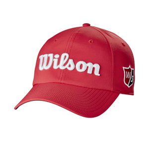 Wilson Wilson Pro Tour Golfcap - Rood Wit Wilson Wilson Pro Tour Golfcap - Rood Wit