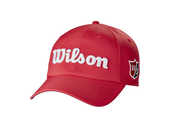 Wilson Wilson Pro Tour Golfcap - Rood Wit