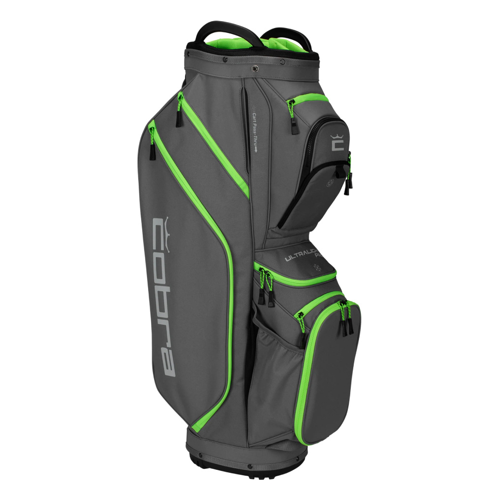 schouder jeans Lijm Cobra UltraLight Pro Cartbag 2023 - Grijs Groen - GolfDriver.nl online  golfshop