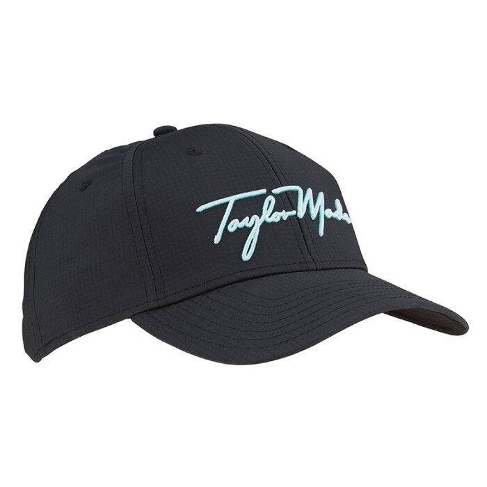 TaylorMade TaylorMade Womans Script Seeker Golf Hat - Black Aqua