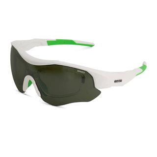 Sinner Triple II Golf Sunglasses - White Green