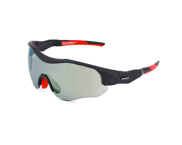 Sinner Sinner Triple II Golf Sunglasses - Grey Red