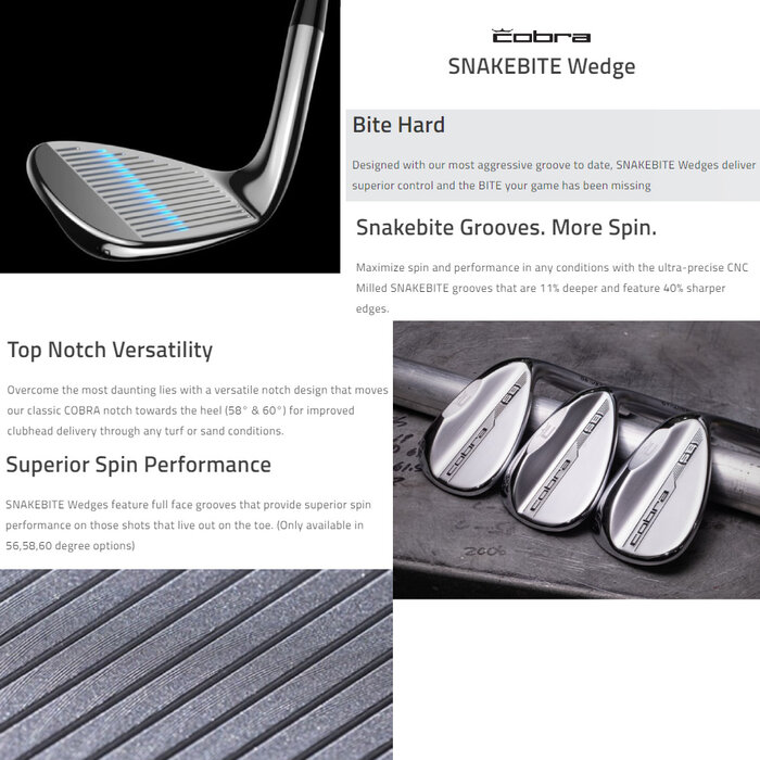 Cobra Cobra King SnakeBite Wedge (steel shaft)