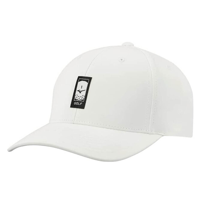 Mizuno Mizuno Fresh Marble Adjustable Golf Cap - White Black