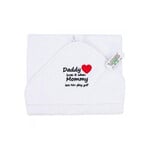 VIB Nova Golf 'Daddy Loves It When Mommy Lets Him Play Golf' Handdoek Cape - Wit