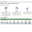 Mizuno HZRDUS Smoke RDX Green 60 Graphite Shaft met Mizuno adapter - Stiff (S)