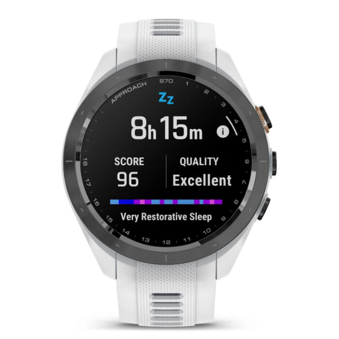 Garmin Garmin Approach S70 Premium GPS Golfuhr 42 mm - Weiß
