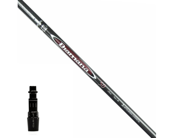 Mizuno Mitsubishi Chemical Diamana x5ct M+ Graphite Shaft met Mizuno adapter - Regular (R)
