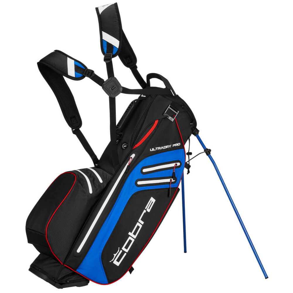 Cobra UltraDry Pro Waterproof Stand Bag 2023 Puma Black ElectricBlue