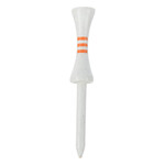 Legend Step Tees 70 mm (25 Pieces) - White Orange