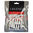 Legend Step Tees 70 mm (25 Stuks) - Wit Oranje