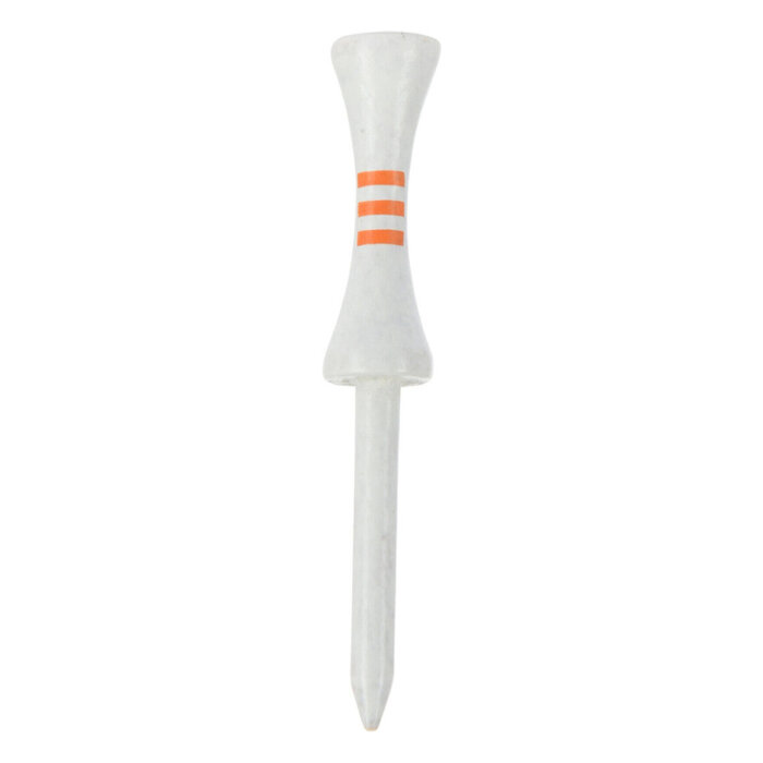 Legend Step Tees 70 mm (25 Pieces) - White Orange