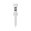 Legend Step Tees 50 mm (25 Stück) - Weiß Schwarz