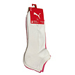 Puma Sneaker Socks - White Pink (2 Pairs)