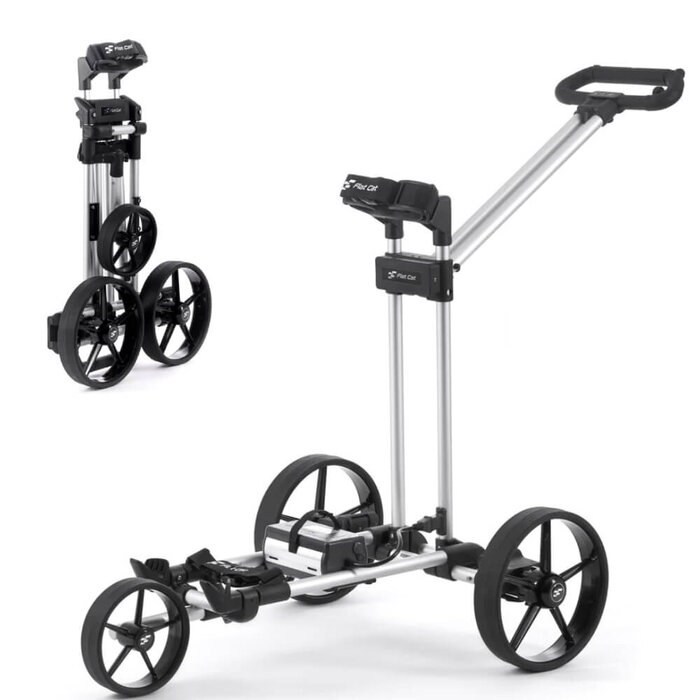 FlatCat FlatCat Gear-2 Elektrische Golftrolley - Zilver