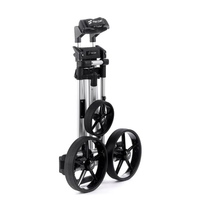 FlatCat Ahead Elektrische Golftrolley Met Afstandsbediening - Zilver