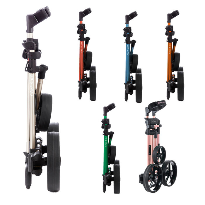 FlatCat FlatCat Ahead Electric Golf Trolley With Remote Control - Silver