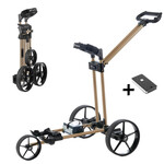 FlatCat Ahead Electric Golf Trolley With Remote Control - Bronze