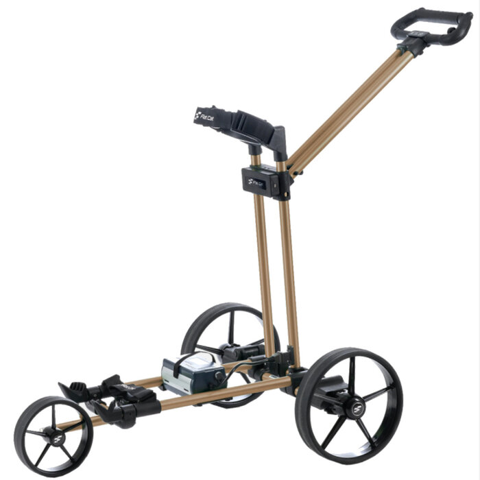 FlatCat FlatCat Ahead Electric Golf Trolley With Remote Control - Bronze