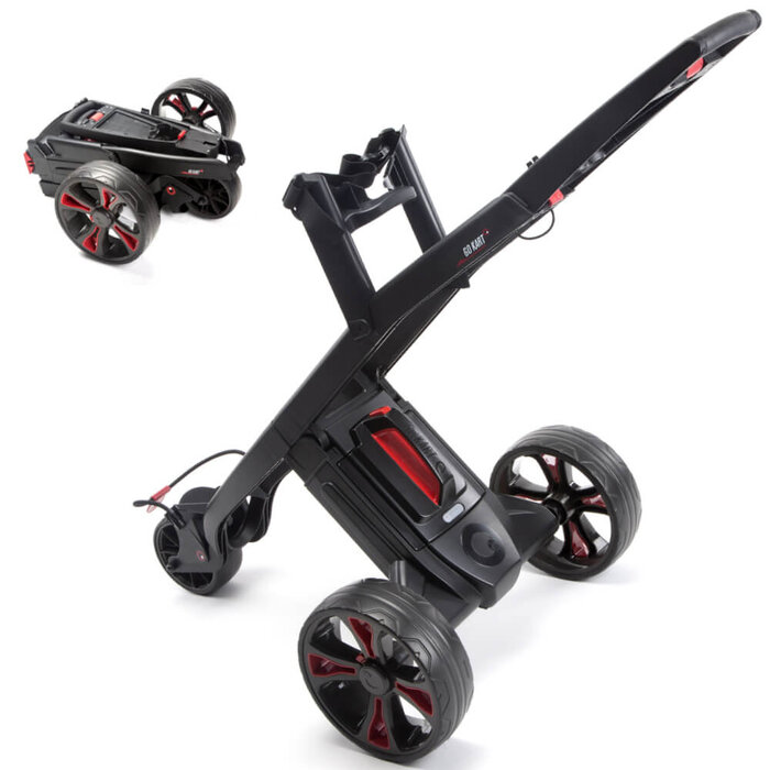 GoKart GoKart MK2 Manual Electric Golf Trolley - Black Red