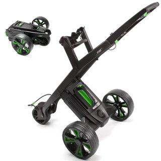 GoKart MK2 Manual Electric Golf Trolley - Black Green