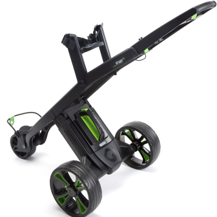 GoKart GoKart MK2 Automatic Electric Golf Trolley - Black Green