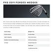 PXG PXG V3 0311 Forged Wedge (Stahlschaft) - Schwarz