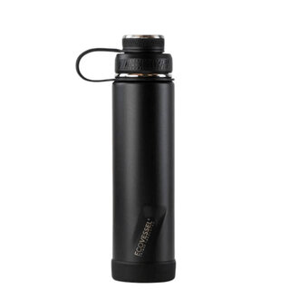 GolfDriver.nl EcoVessel The Boulder Insulated TriMax 700cc Stainless Steel Water Bottle - Black