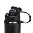 GolfDriver.nl EcoVessel The Boulder Insulated TriMax 700cc Stainless Steel Water Bottle - Black