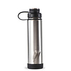 EcoVessel The Boulder Insulated TriMax 700cc Stainless Steel Water Bottle - Silver